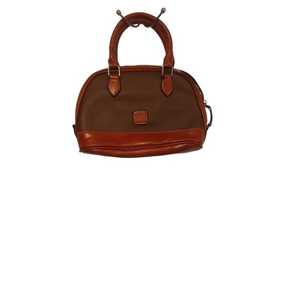 None Handbags - Brown faux leather handbag with optional strap